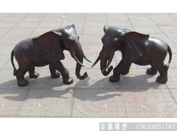 铸铜大象雕塑 (3)