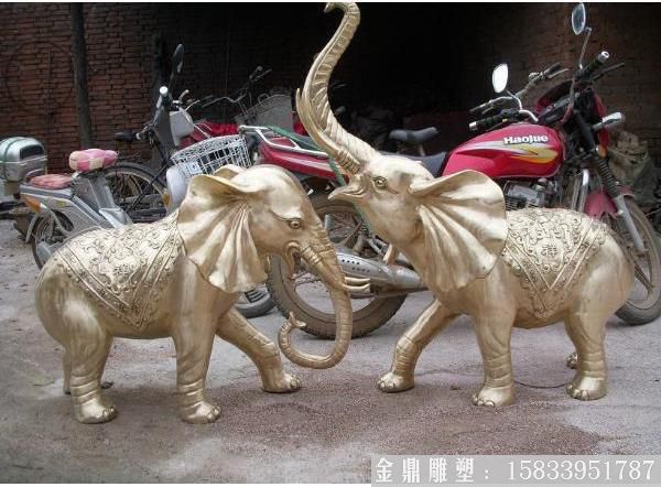 铸铜大象雕塑 (5)