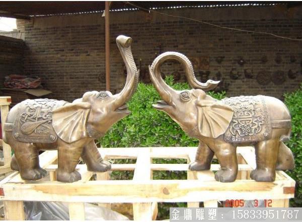 铸铜大象雕塑 (6)
